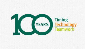 100 years timing technology teamwork at Klingele